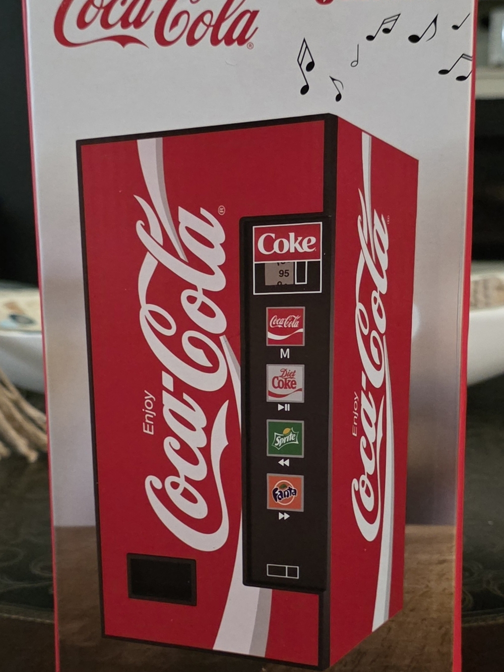 Coca Cola Red Retro Vending Machine Speaker Case